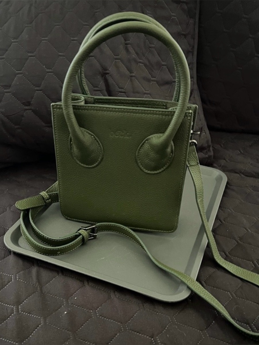 Beck Micro PIXIE Bag Olive NWOT